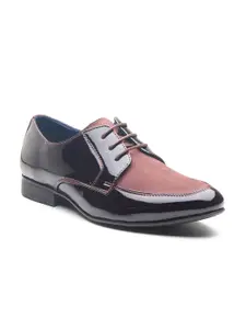 MICHAEL ANGELO Men Textured Formal Derby