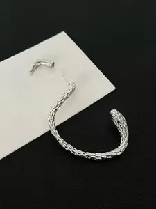 KRENOZ Silver-Plated Animal Shaped Ear Cuff Earrings