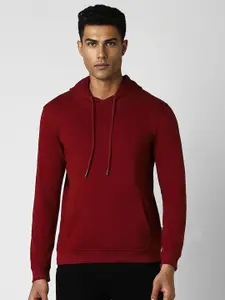 Van Heusen Sport Men Solid Hooded Sweatshirt