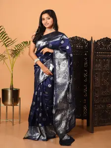 Laa Calcutta Paisley Zari Banarasi Saree