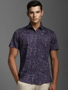 Louis Philippe Sport Men Slim Fit Ethnic Printed Pure Cotton Casual Shirt