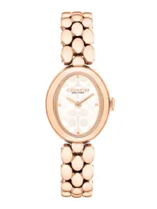 Coach Women Sammy Textured Bracelet Style Analogue Watch 14504437