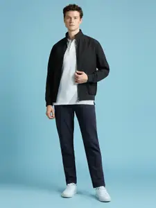 Pepe Jeans Men Solid Polo Collar Cotton T-shirt