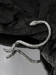 KRENOZ Silver-Plated Animal Shaped Ear Cuff Earrings