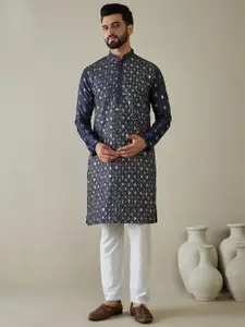 Anouk Men Embroidered Thread Work Kurta