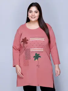 IN Love Women Plus Size Printed Cotton Lounge T-shirts