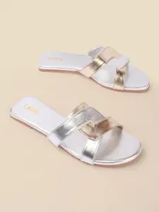 Lavie Women Solid Open Toe Flats