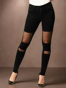 Miss Chase Women Slim Fit High-Rise Stretchable Jeans