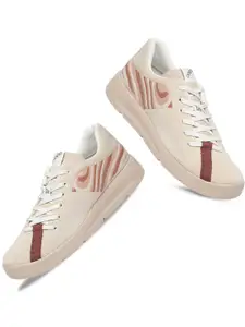 plaeto Women Mesh Running Lace-Ups Non-Marking Shoes