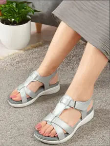 Carlton London Women Solid Wedge Sandals