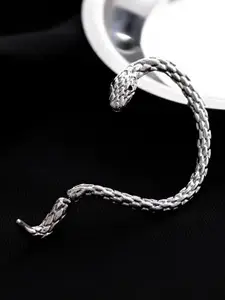 KRENOZ Silver-Plated Animal Shaped Ear Cuff Earrings