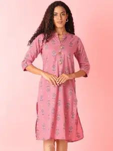 V-Mart Women Cotton Floral Printed Kurta