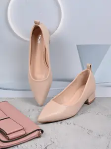 Jove Women Pointed Toe Block Heels