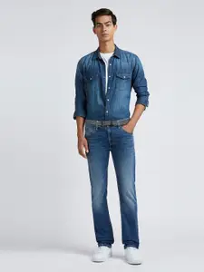 Pepe Jeans Men Vapour Slim Fit Light Fade Stretchable Jeans