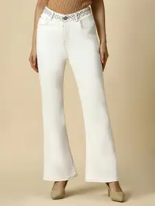 Allen Solly Woman Women Mid-Rise Bootcut Jeans