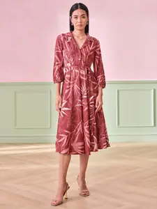 AND Print Midi Dress