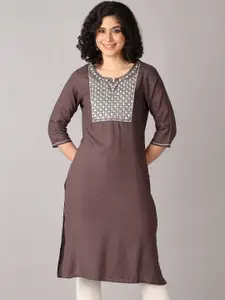 V-Mart Women Geometric Woven Design Kurta
