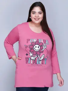 IN Love Women Printed Cotton Lounge T-Shirt