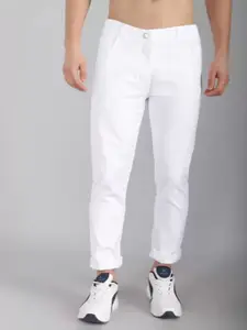 LINARIA Men Classic Tapered Fit Cotton Slash Knee Jeans