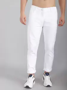 LINARIA Men Classic Slim Fit Highly Distressed Cotton Jeans