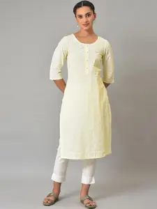 AURELIA Women Cotton Floral Printed Kurta