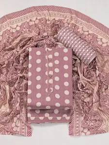 ASISA Women Polka Dots Printed Unstitched Dress Material