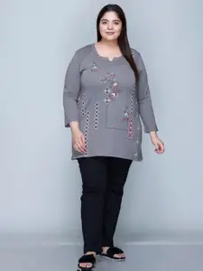 IN Love Plus Size Printed Longline Lounge T-Shirts