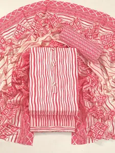 ASISA Women Leheriya Printed Unstitched Dress Material