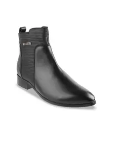 Metro Women Casual Block-Heeled Boots