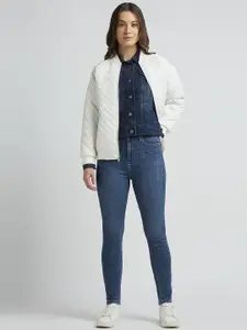 Pepe Jeans Women Skinny Fit High-Rise Stretchable Jeans