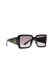 ALDO Women Rectangle Sunglasses JACKALBERRY970-BLACK/GOLD MULTI