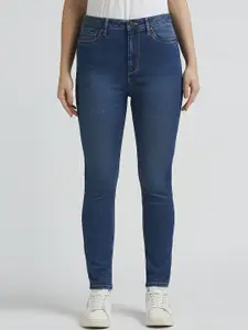 Pepe Jeans Women Skinny Fit High-Rise Stretchable Jeans