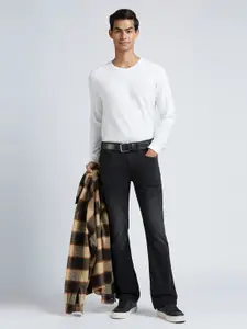 Pepe Jeans Men Bootcut Mid Rise Light Fade Stretchable Jeans