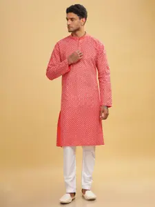 Anouk Men Printed Ethnic Long Kurta