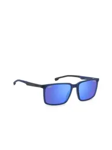 Carrera Men Square Sunglasses with UV Protected Lens 205899FLL56XT