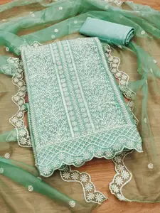 KALINI Embroidered Unstitched Dress Material