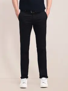 U.S. Polo Assn. Men Slim Fit Mid-Rise Regular Trousers