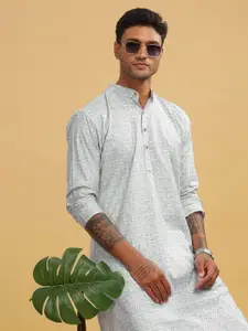 Anouk Men Printed Ethnic Long Kurta