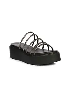 Viviblu Women Leather Platform Sandals