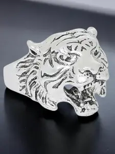 fabula Men Vintage Tiger Biker Ring