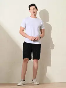 STARFOX Men Abstract Printed Regular Fit Shorts