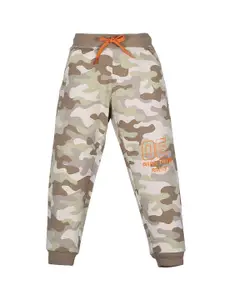 PLUM TREE Boys Printed Mid-Rise Joggers