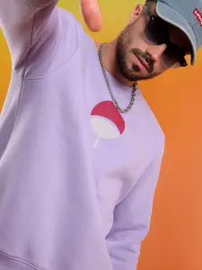 WROGN Men Graphic Printed Round Neck Sweatshirt