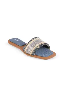 Mochi Women Open Toe Flats