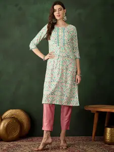 Sangria Printed Pure Cotton Kurta