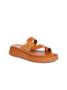 Viviblu Women Leather Flatform Heel Sandals