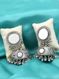 KRENOZ Sterling Silver Oxidised Classic Drop Earrings