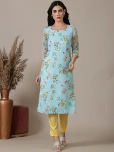 AURELIA Women Floral Printed Kurta