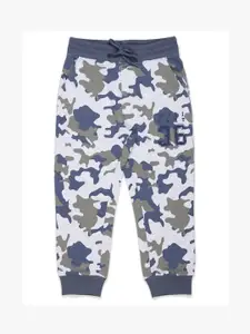 PLUM TREE Boys Printed Pure Cotton Joggers
