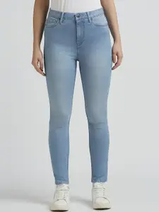 Pepe Jeans Women Skinny Fit High-Rise Light Fade Stretchable Jeans